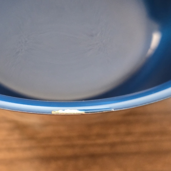 Wallace Silversmiths Blue and Silver Dinnerware Bowl - Picture 7 of 8